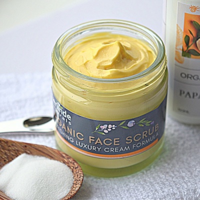 *Organic Face Scrub - Nourishing Luxury Cream Formula