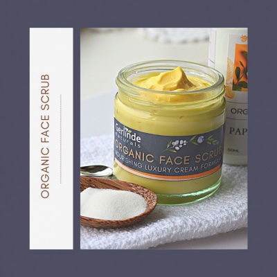 *Organic Face Scrub - Nourishing Luxury Cream Formula