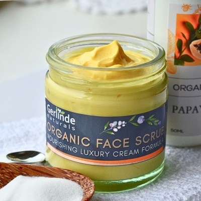Organic Face Scrub - Nourishing Luxury Cream Formula