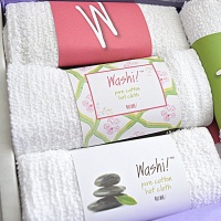 3x Washi! Cotton Hot Cloth - Face Cleansing Cloth