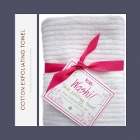 2x Washi! Pure Cotton Gentle Exfoliating Towels